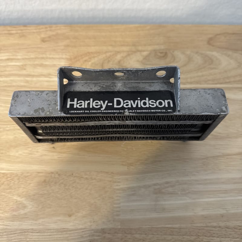 Harley Davidson Shovelhead Lockhart Oil Cooler Ironhead Sportster Chrome