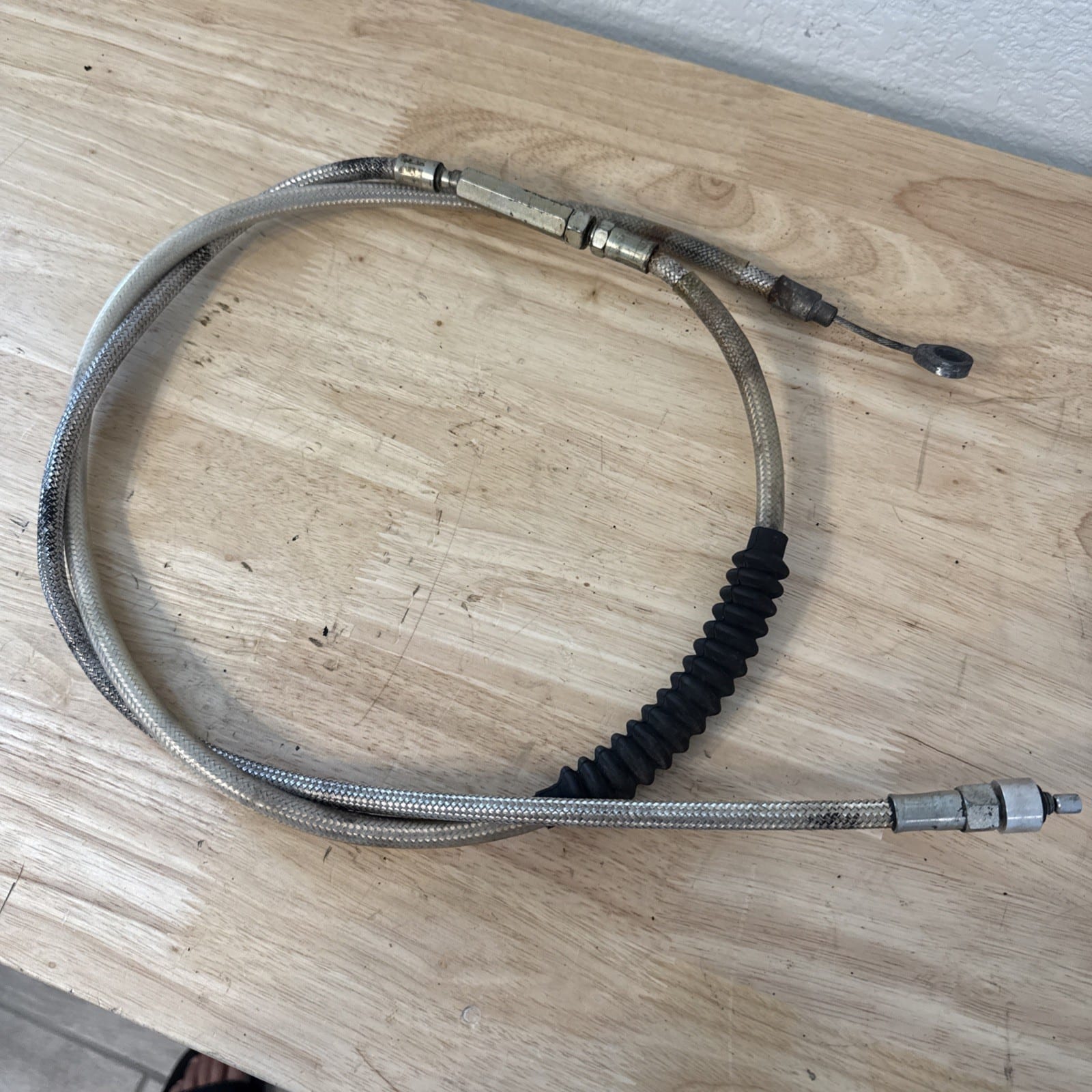 70" Steel Braided Clutch Cable for Harley Softail Heritage Road King