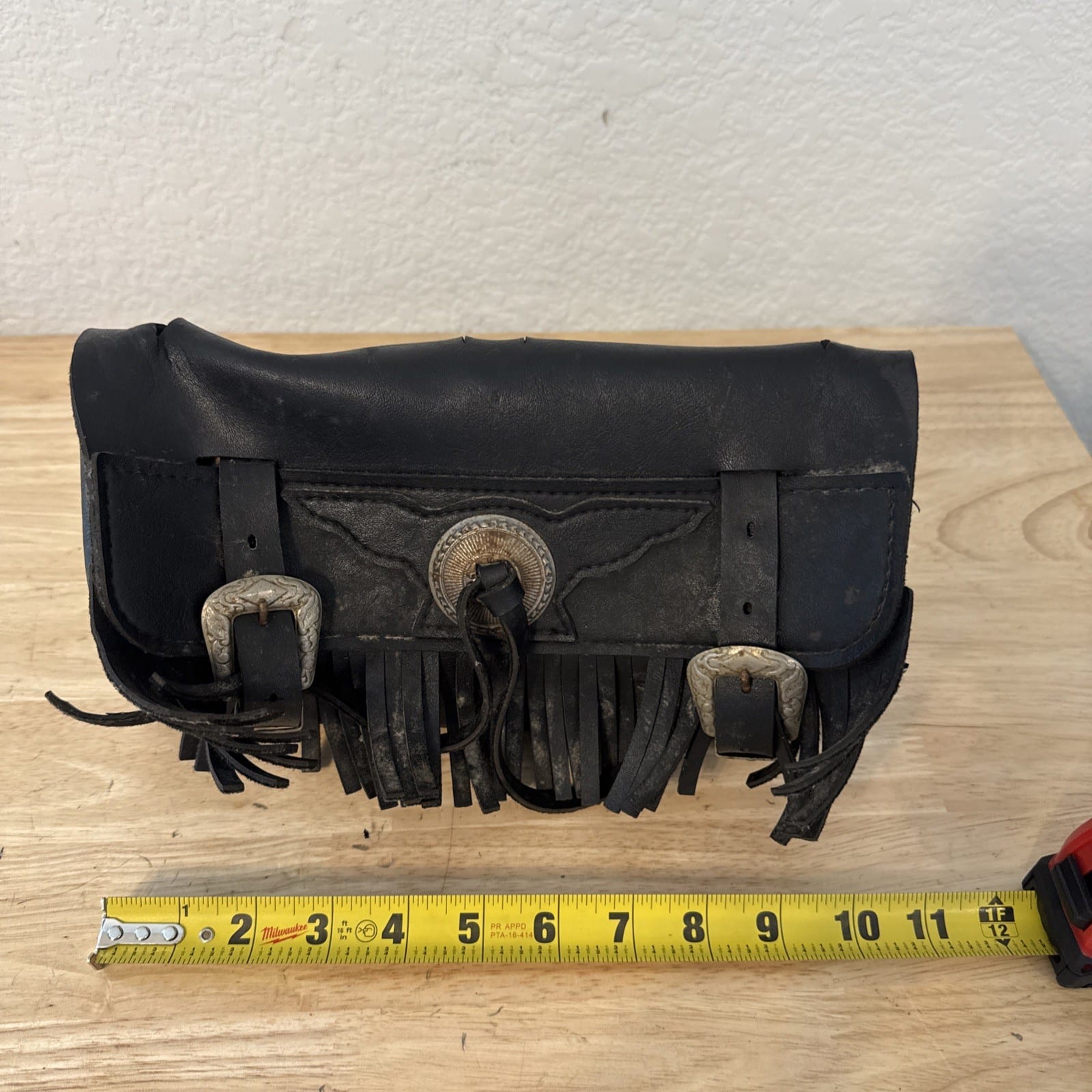Vintage Harley Tool Bag Roll Panhead Shovelhead Chopper