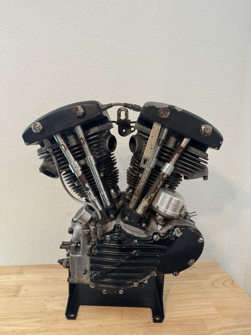 1957 Pan / 1976 Shovelhead Engine Motor Panhead Shovel Head Chopper Panhead