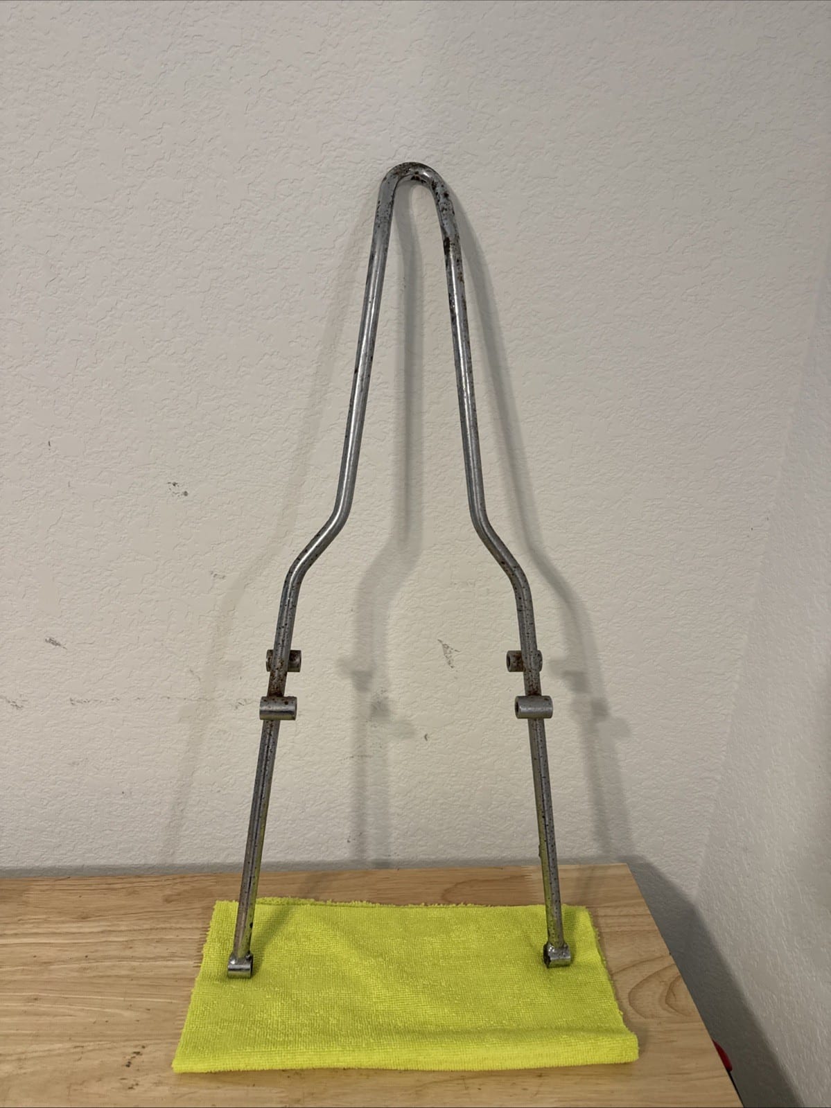 Vintage 28” Tall Sissy Bar Harley Rigid Frame Chopper chrome cb750 back rear