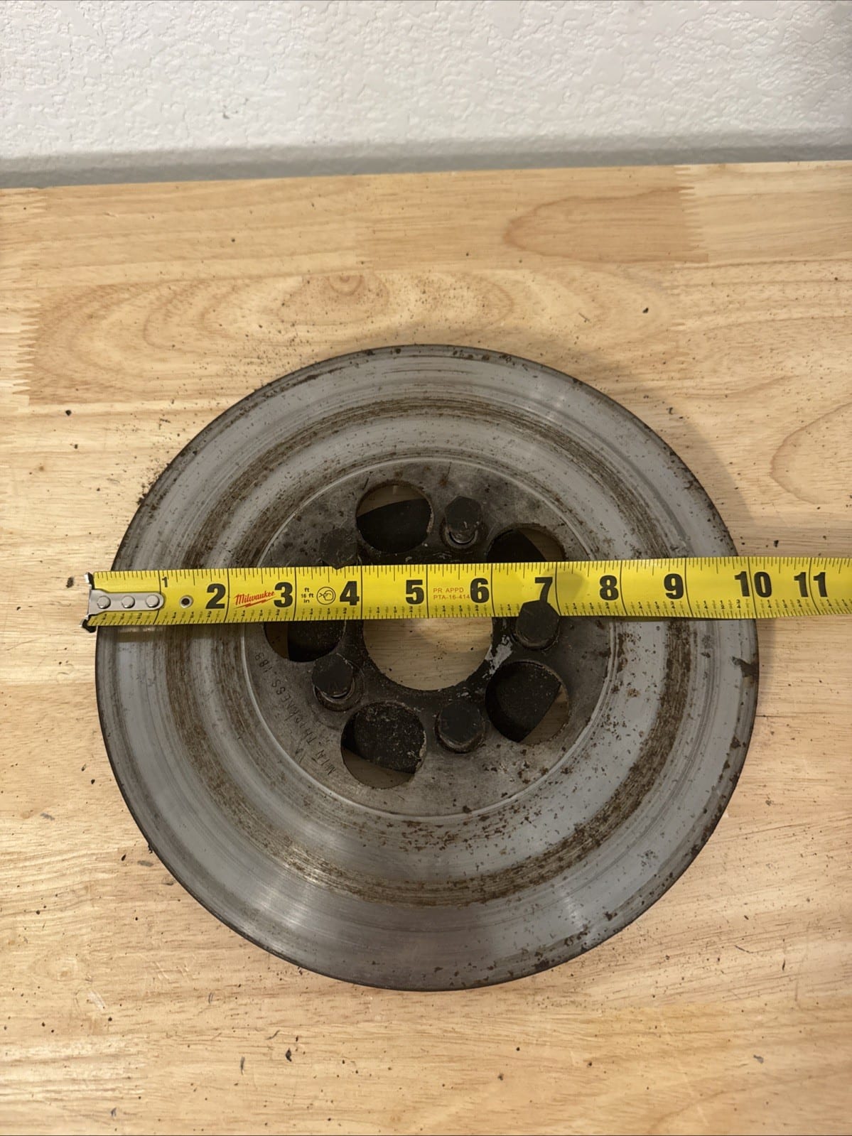 1976 Harley FLH FLH-1200 Shovelhead Rear Brake Rotor Disc 10” Hardware Spacer