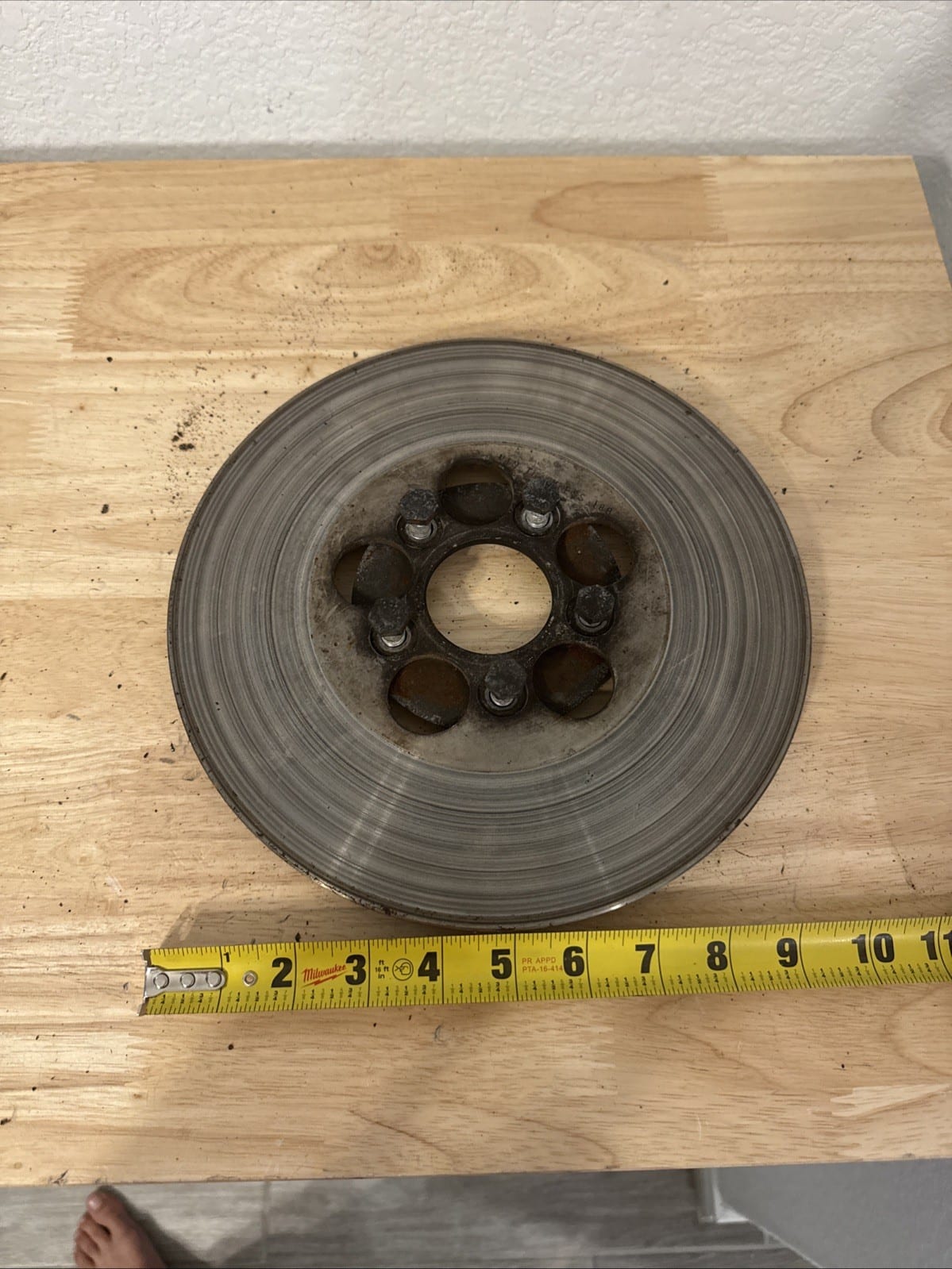 1976 Harley FLH FLH-1200 Shovelhead Front Brake Rotor Disc 10” Hardware Spacer